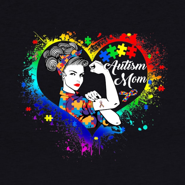 Proud Mom Autism Awareness Family Matching Shirt by WoowyStore